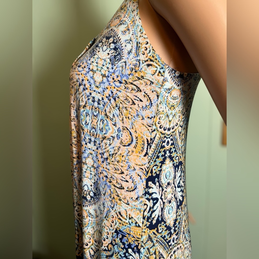 Cynthia Rowley. Maxi Dress. Paisley Floral Print. NWT. Size S - Picture 4 of 11